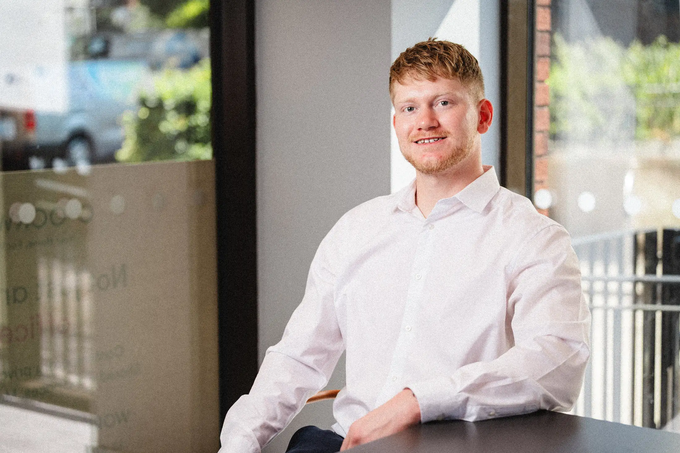 Harvey Ayres headshot office venant building consultancy uk landscape office